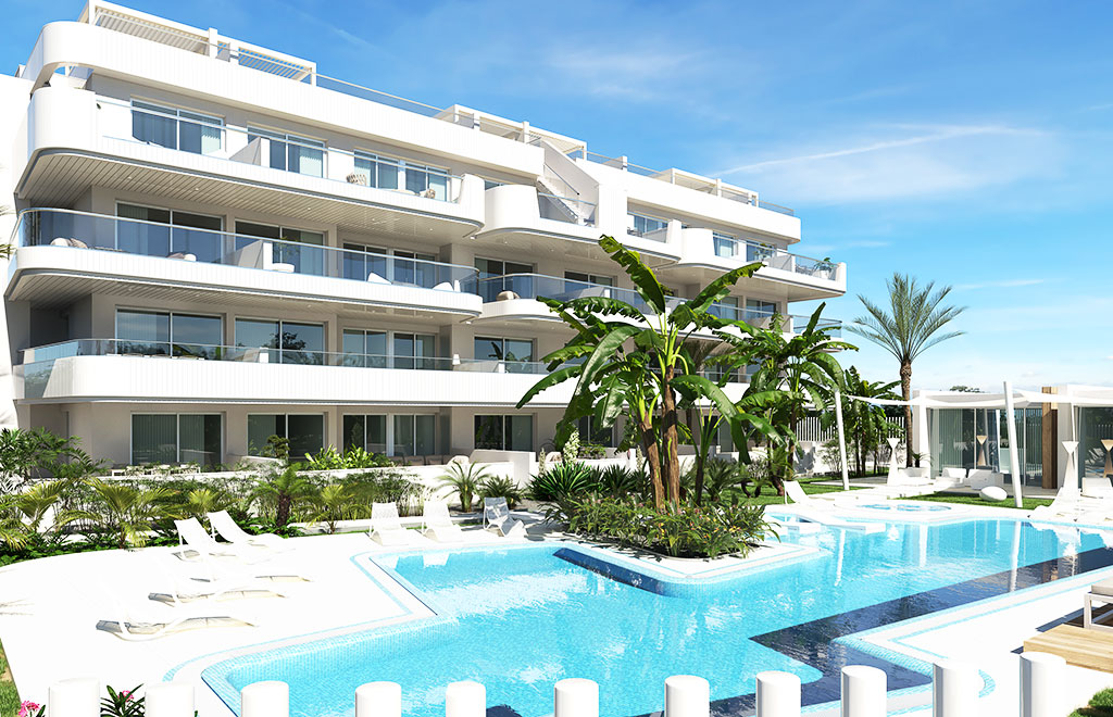 Appartements modernes de 3 chambres à Lomas de Cabo Roig